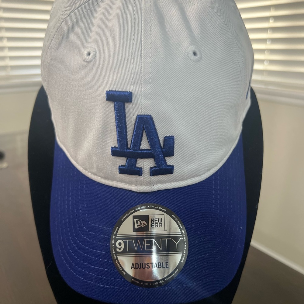 New Era 9Twenty Los Angeles Dodgers adjustable white/blue hat